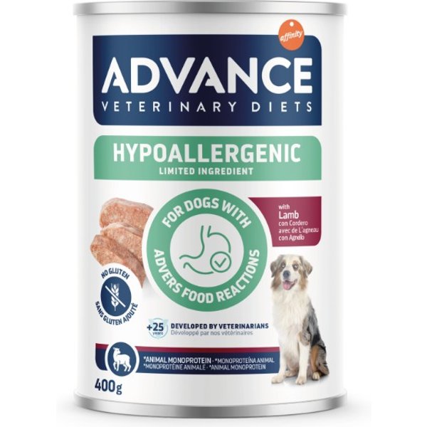 Advance Diet Cane Hypoallergenic Agnello 400GR (Lattina)-image