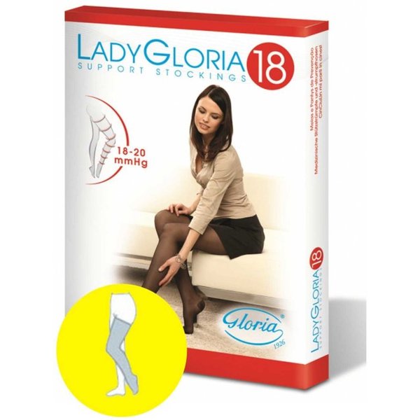 Ladygloria 18 Autoreggente Punta Aperta Daino 5-image