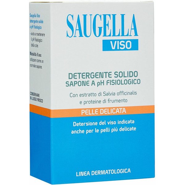 Saugella Viso Detergente Solido Sapone Ph Fisiologico Pelle Delicata 100 G-image