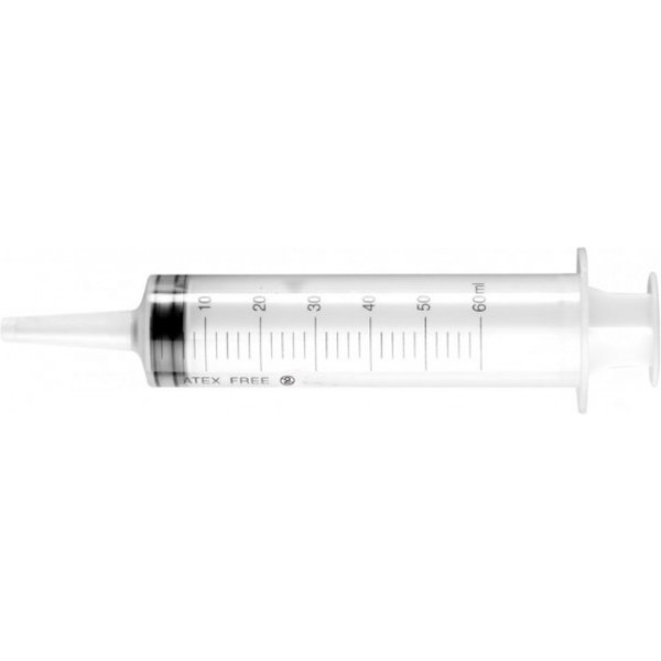 Siringa Ipodermica Extrafine 50 60 Ml Senza Ago Catetere 1 Pezzo-image