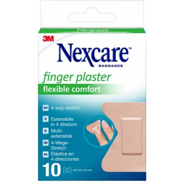 Nexcare Finger Plaster Flexible Comfort 3M 10 Cerotti 44,5X51Cm-image