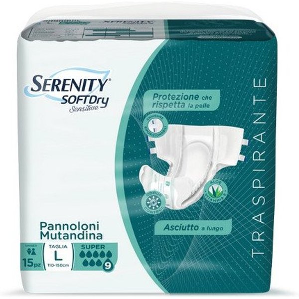 Soft Dry Sensitive Pannoloni Mutandina Super Serenity 15 Pezzi-image