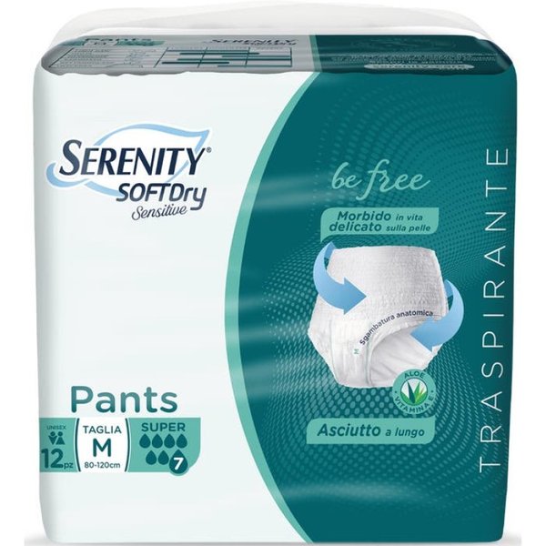 Soft-Dry Sensitive Pants M Super Serenity 12 Pezzi-image