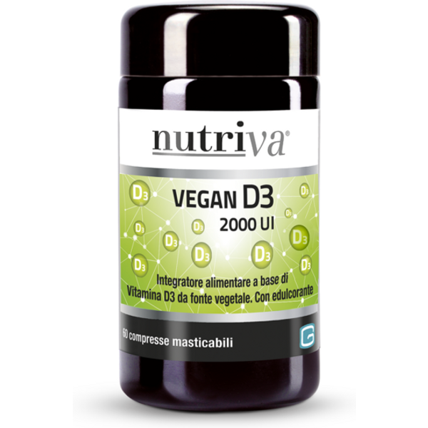 Nutriva Vegan D3 60 Compresse 2000UI-image