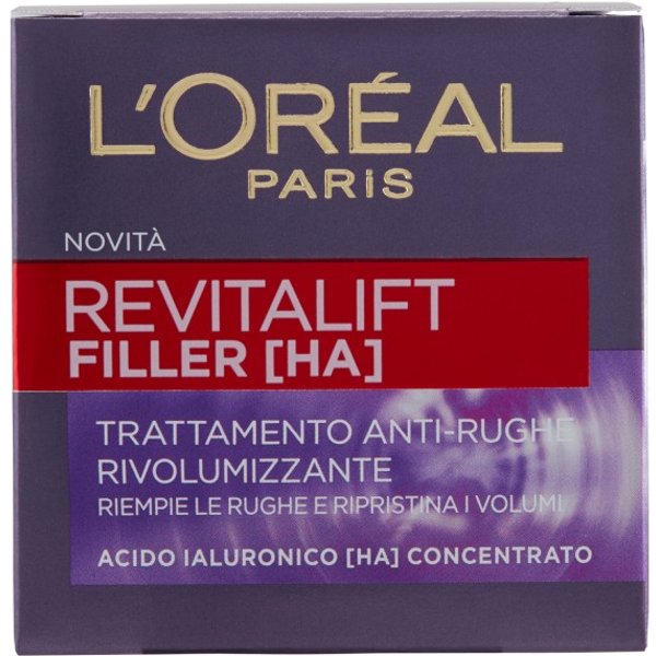 L'oreal Revitalift Filler Trattamento ANTI-RUGHE Rivolumizzante 50ML.ACIDO Ialuronico Concentrato-image