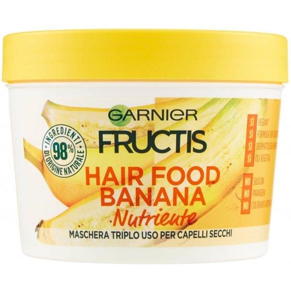 Garnier Fructis Maschera Capelli Hair Food Nutriente 390ML.BANANA-image