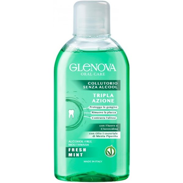 Glenova Collutorio Senza Alcool Tripla Azione 400ML.FRESH Mint-image