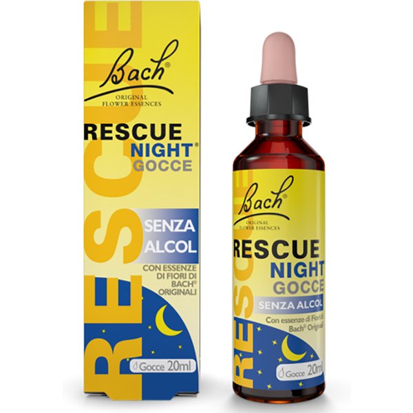 Rescue Fiori Di Bach Night Gocce Senza Alcol Per Stress E Sonno Notturno 20Ml-image