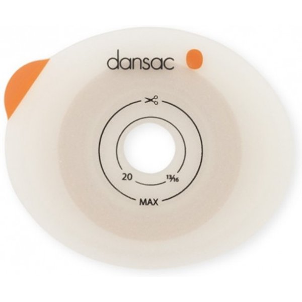Placca Per Colostomia Stomi Non Introflessi Dansac Novalifetre 2 Convessa Ritagliabile 15 59 Mm 5 Pezzi-image