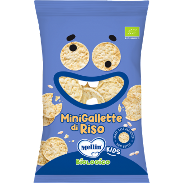 Mellin Snack Mini Gallette Di Riso 30G-image