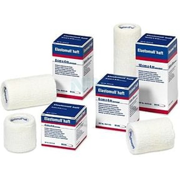 Benda Elastica Autoadesiva Elastomull Haft Compressione Forte Cm 10X20 M-image