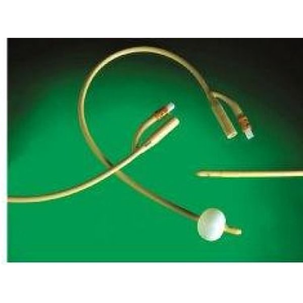 Catetere Uretrale Foley In Lattice Siliconato Ch18 Per Cateterizzazione Vescicale Prodotto In Lattice Medicale E Trattato In Silicone Nella Superficie Esterna-image
