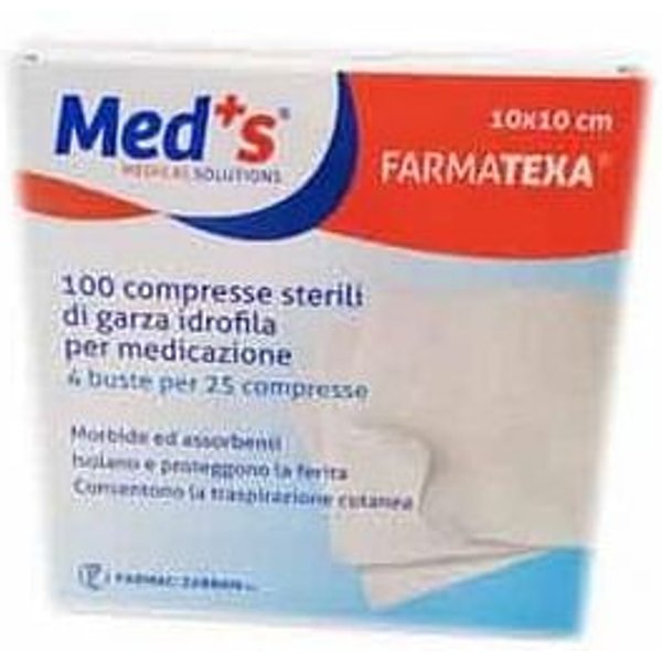 Garza Compressa Meds 12/8 10X10Cm 100 Pezzi-image