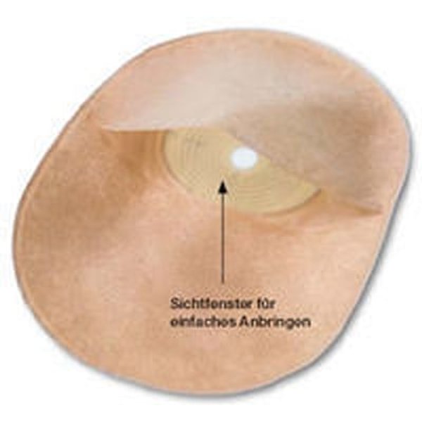 Sacca Per Colostomia Chiusa Ricoperta In Tessuto Non Tessutocon Apertura Ispezionabile Foro Ritagliabile 10/76Mm Maxi Capacita' 500Ml 30 Pezzi-image