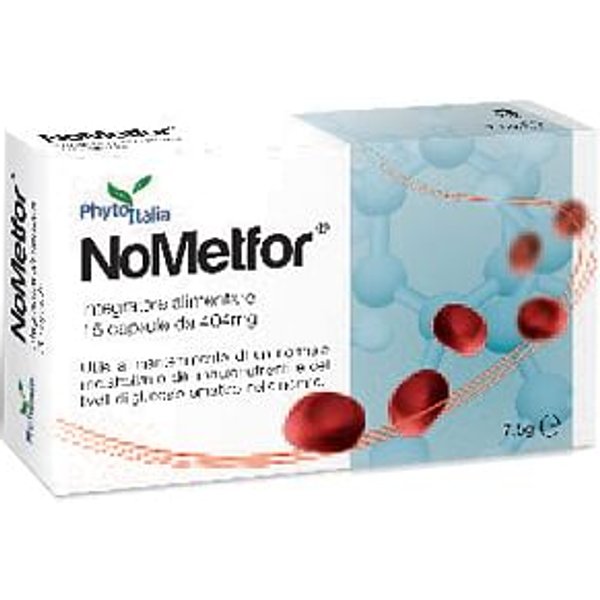 Phytoitalia Nometfor Integratore Cromo Per Metabolismo Glucosio 15 Capsule-image