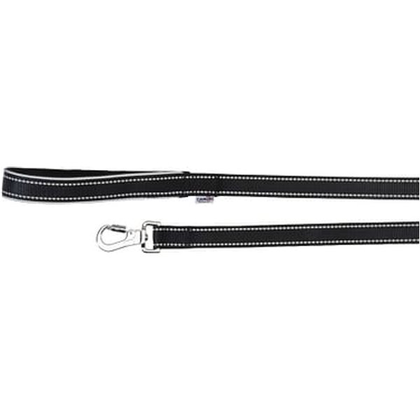 Guinzaglio Reflex Con Maniglia In Neoprene Nero 25 X 1200 Mm-image