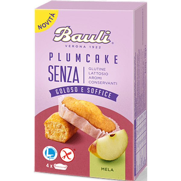 Bauli Plumcake Senza Alla Mela 4 Pezzi-image