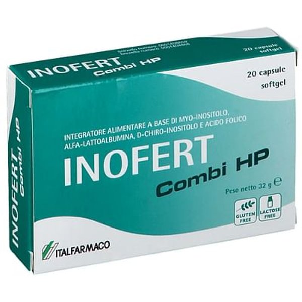 Inofert Combi Hp Integratore Per Ovaio Policistico 20 Capsule Softgel Senza Glutine-image