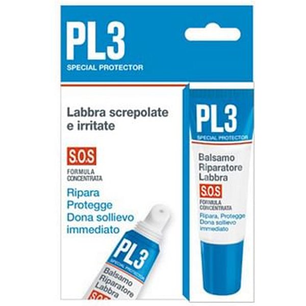 Pl3 Balsamo Riparatore Labbra Sos Con Astuccio 7,5 Ml-image