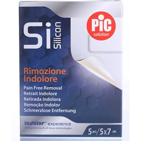 Cerotto Pic Postop Silicone 5X7 5 Pezzi-image