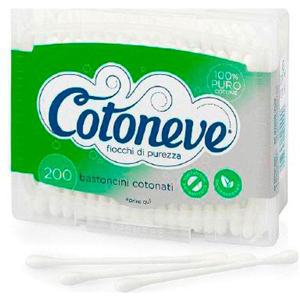 Cotoneve Bastoncini 200 PZ Scatola-image
