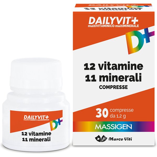 Massigen Dailyvit 12 Vitamine 11 Minerali 30 Compresse-image