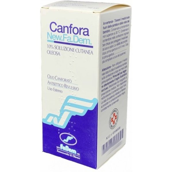 New Fadem Canfora 10% Soluzione Oleosa 1000Ml-image