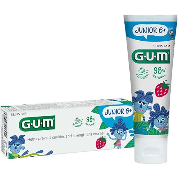 Gum Junior Dentifricio Bambini 7/12 Fluoro 1000 Ppm 50Ml-image