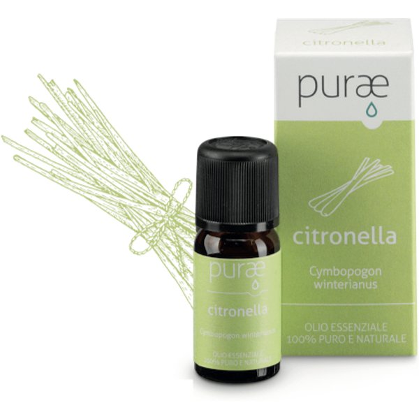 Purae Olio Essenziale Citronella Parti Aeree 10 Ml-image