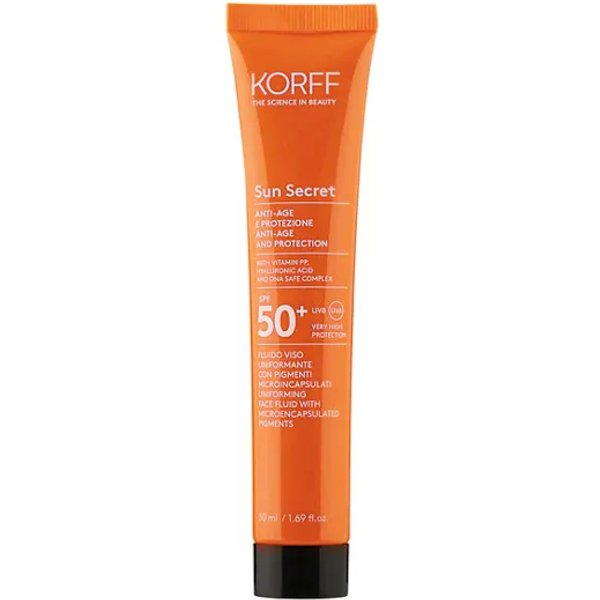 Korff Sun Secret Fluido Viso Uniformante 02 Dark Spf 50+ 50Ml-image