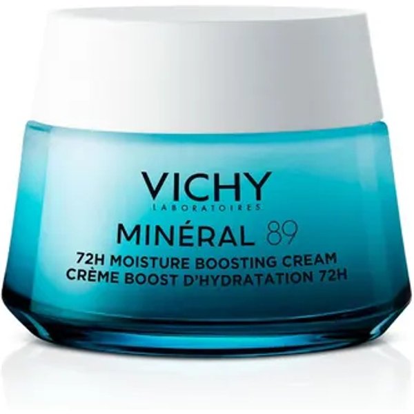 Vichy Mineral 89 Crema Viso Idratante 72H Leggera 50Ml Non Comedogena-image