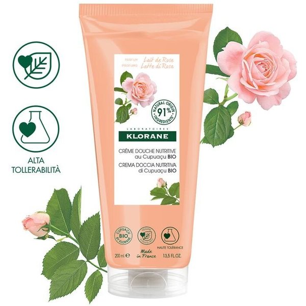 Crema Doccia Latte Di Rosa Klorane 200Ml-image