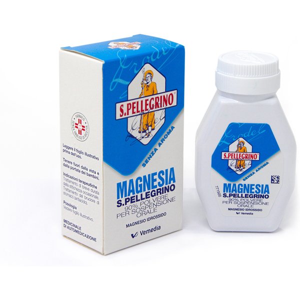 Magnesia S. Pellegrino Effervescente Senza Aroma, Antiacido, Confezione Da 100 Gr.-image