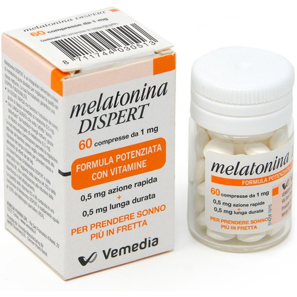Melatonina Dispert 1 Mg 60 Compresse-image
