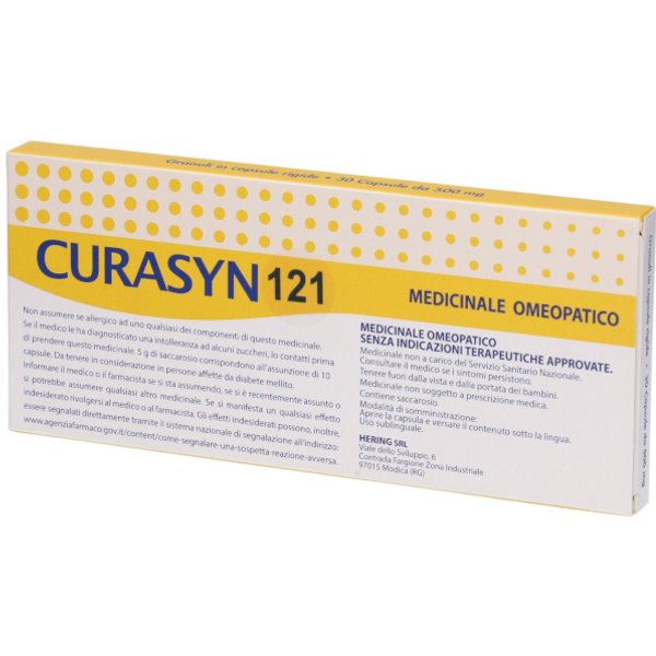 Curasyn 121 Granuli In 30 Capsule Da 500 Mg-image