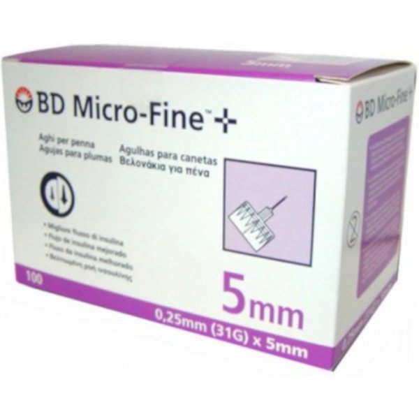 Ago Bd Microfine G31 5Mm 100 Pezzi-image