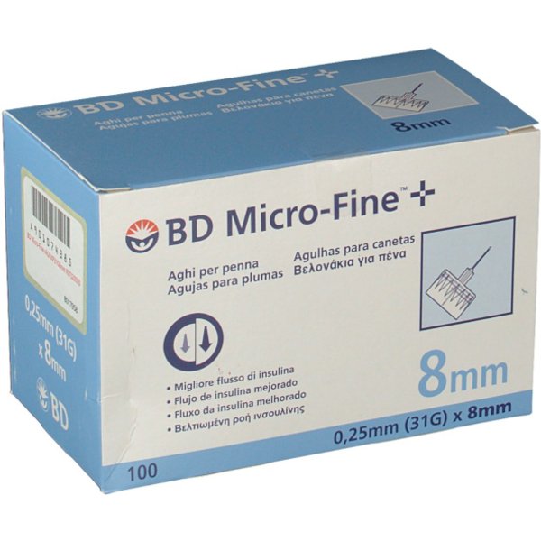 Ago Bd Microfine G31 8Mm 100 Pezzi-image
