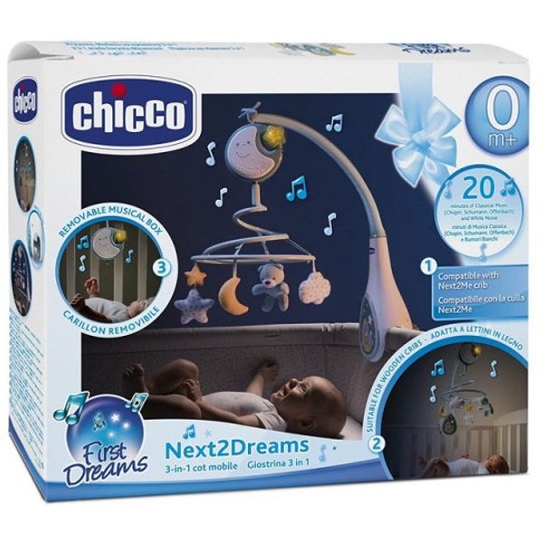 Chicco Gioco Giostrina Next2 Azzurro-image