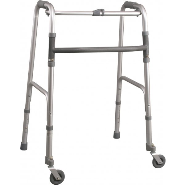 Deambulatore Pieghevole Regolabile Con 2 Ruote RP734-image