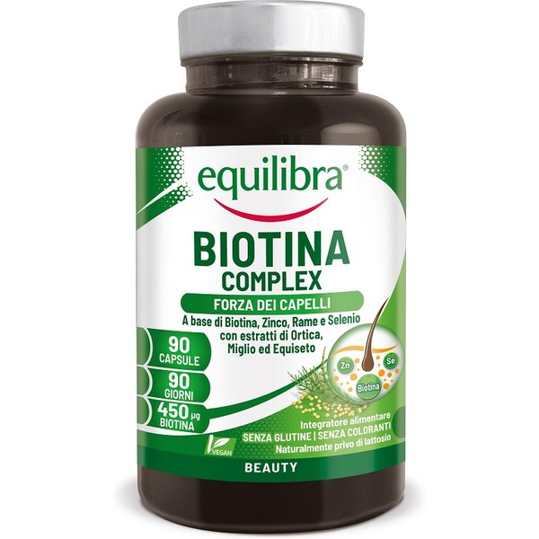 Equilibra Integratore Alimentare Biotina Complex 90 Capsule-image