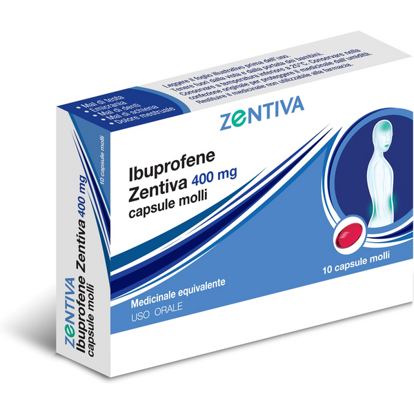 Ibuprofene Zen*10Cps 400Mg-image