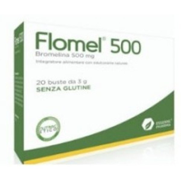 Esserre Pharma Flomel 500 Integratore Drenante Senza Glutine E Lattosio 20 Bustine-image