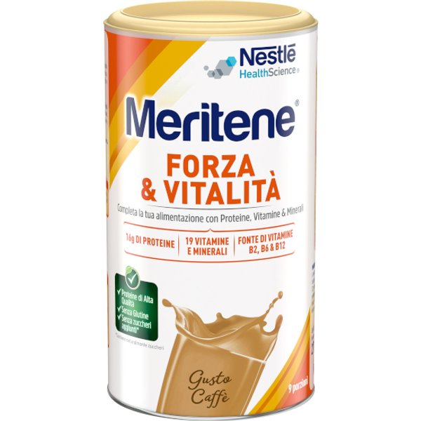 Meritene Forza E Vitalità Caffè Integratore Proteico Senza Glutine 270 G-image