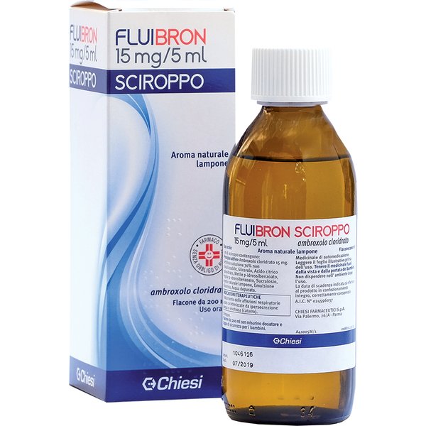 Fluibron Sciroppo 200Ml 15Mg / 5Ml-image