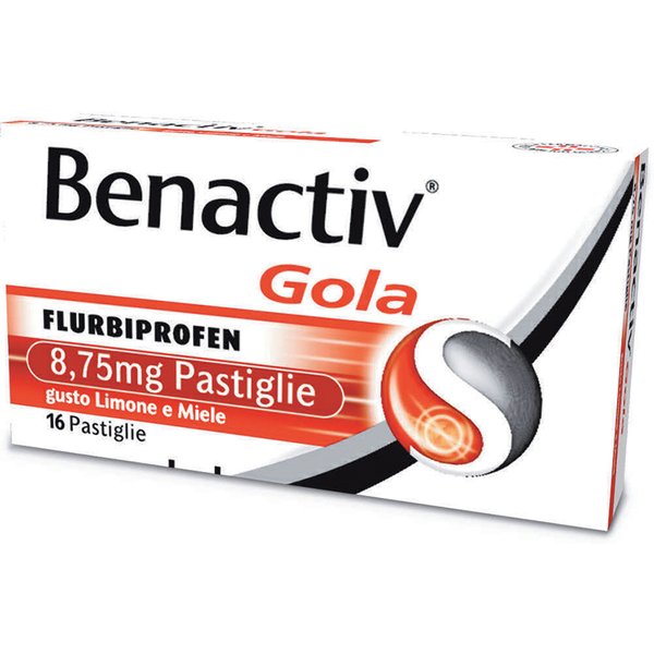Benactiv Gola 16 Pastiglie Limone Miele-image