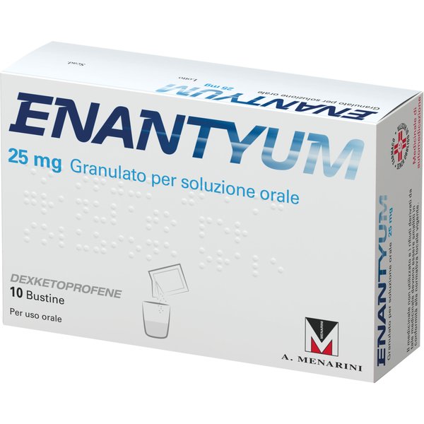 Enantyum 25Mg Granulato Per Soluzione Orale Bustine-image