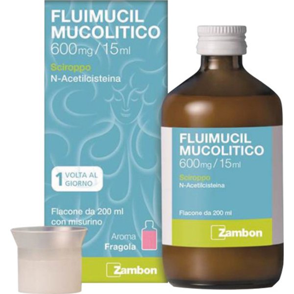 Fluimucil Mucolitico Sciroppo 600Mg / 15Ml-image
