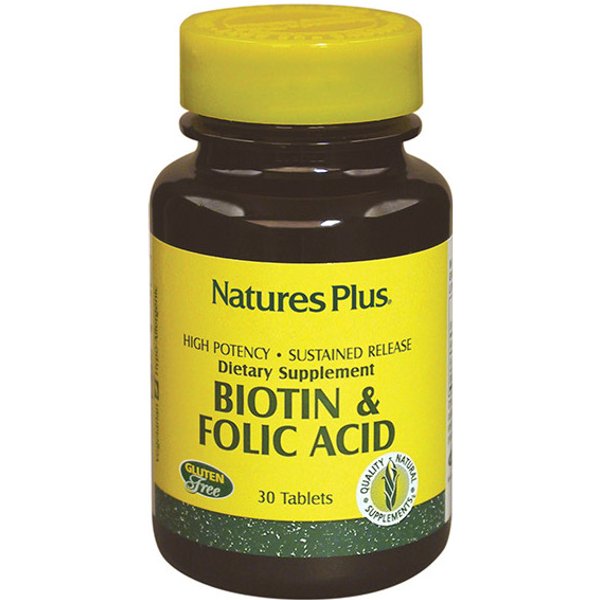 Biotina E Acido Folico 30 Tavolette-image