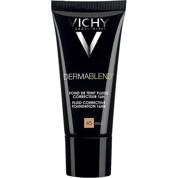 Vichy Dermablend Fondotinta Correttore Fluido N.45 Gold Da 30 Ml-image