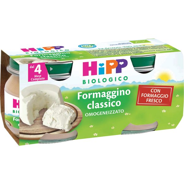 Hipp Omogeneizzato Formaggino Classico 2X80G Bio-image